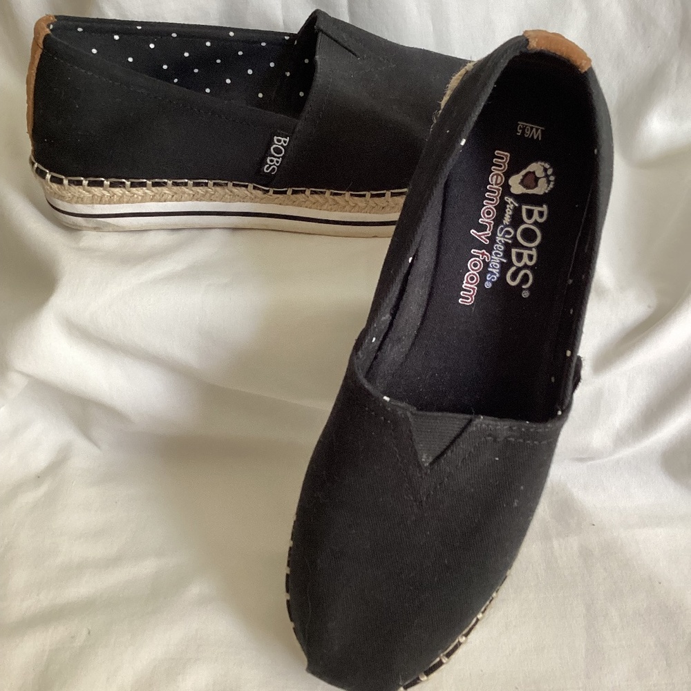 ♦️ SKECHERS Flexpadrille Wide Width Slip-On Sneakers 6.5 - Picture 2 of 6